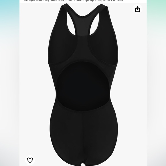 COPY - Dolfin Swimwear Athletic One Piece Swimsuit - Pro Racerback NWT XL sz 40 - Picture 3 of 9